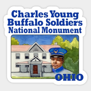 Charles Young Buffalo Soldiers National Monument, Ohio Sticker